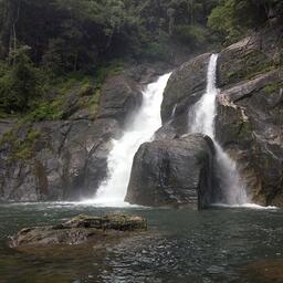 Meenmutty-Wasserfälle 