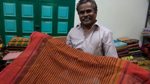 Village cotton saree